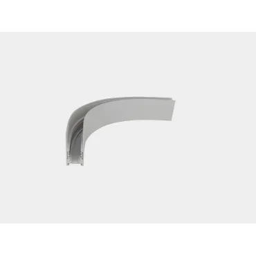 Коннектор радиусный внутренний для накладного глубокого шинопровода Белый SY-LINK-CNS1-R200WH