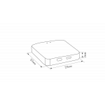 Шлюз для системы SLIM Tuya Zigbee, 5В, 5W, R-GW-WF-ZGBT от ImperiumLoft
