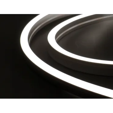 Неоновая лента постоянного тока белая SMD2835 120led/m 15Втм 24В 4000K (20м)