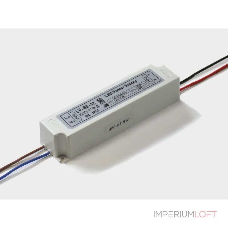 Блок питания SWG IP 67 пластик 60 W, 12V, LV-60-12 от ImperiumLoft Блок питания SWG IP 67 пластик 60 W, 12V, LV-60-12 от ImperiumLoft