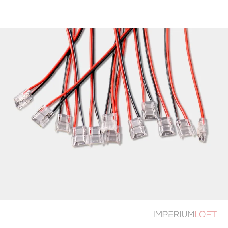 Пластиковый коннектор двусторонний для светодиодной ленты SWG Standard CN-8MM-2P-BWB-SC от ImperiumLoft