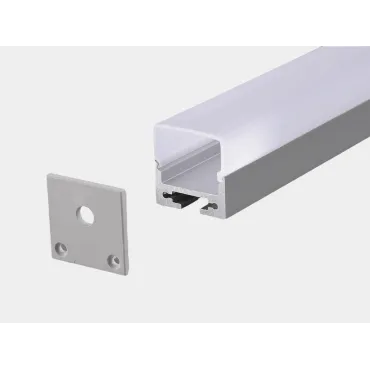 Профиль алюминиевый накладной с рассеивателем SWG PRO LS.1911