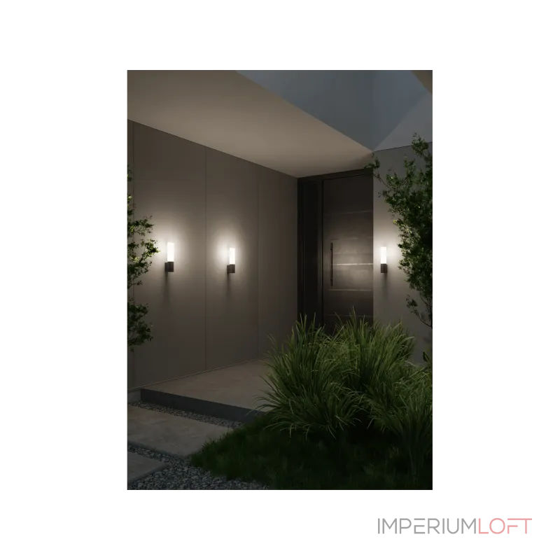 Настенный уличный светильник Факел LUMKER GW-TCF-GR-6-WW от ImperiumLoft