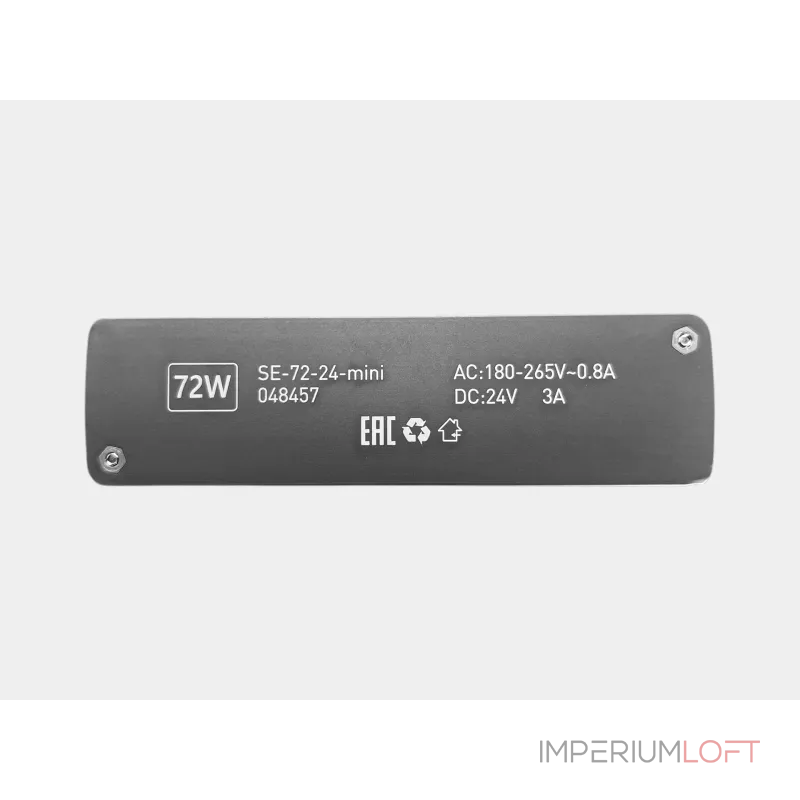 Блок питания Slim Evolution 72Вт 24В IP20 SWG PRO SE-72-24-mini от ImperiumLoft