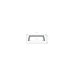 Профиль алюминиевый накладной SWG SWG Standard SF-1506 от ImperiumLoft