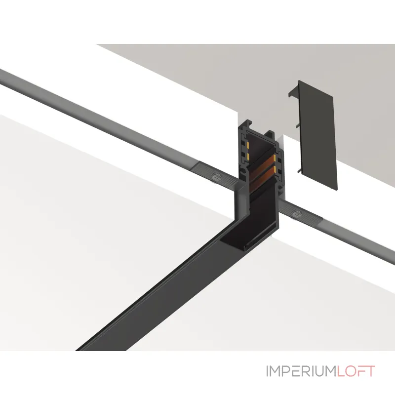 Шинопровод 3м встраиваемый под ГКЛ 12,5мм 48V 10mm Ambrella TRACK SYSTEM GL1925 от ImperiumLoft