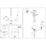 Подвесная люстра Ambrella HIGH LIGHT LH56001 от ImperiumLoft