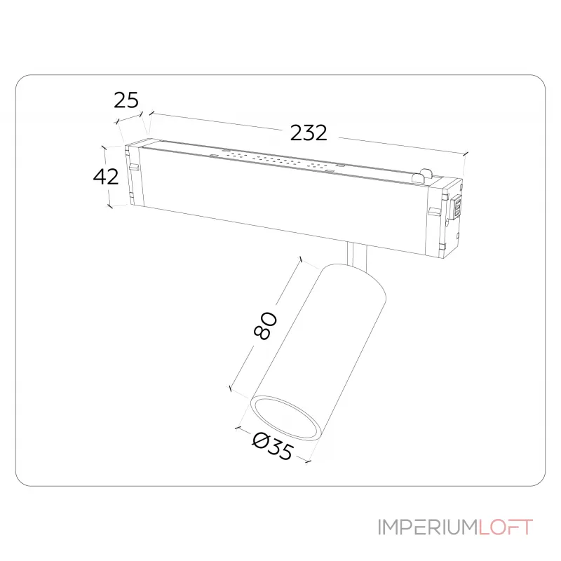 Управляемый светодиодный светильник Ambrella TRACK SYSTEM GL1203 от ImperiumLoft Управляемый светодиодный светильник Ambrella TRACK SYSTEM GL1203 от ImperiumLoft