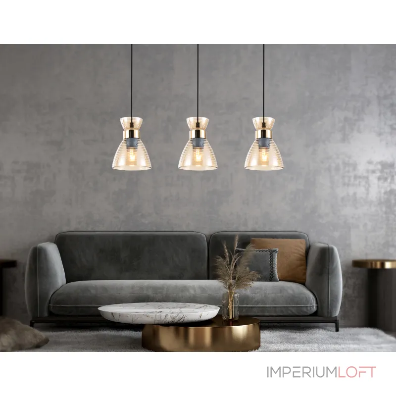 Светильник подвесной со стеклянными плафонами Ambrella TRADITIONAL TR3404 от ImperiumLoft