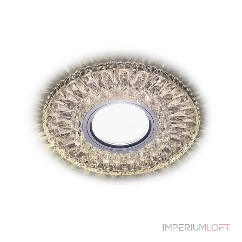 Встраиваемый точечный светильник MR16 со светодиодной подсветкой Ambrella STANDARD SPOT S380 CL/WW от ImperiumLoft