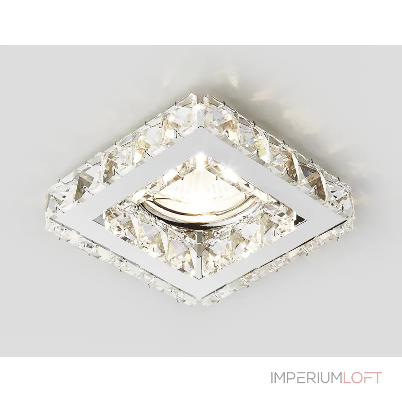 Встраиваемый точечный светильник MR16 с хрусталем Ambrella STANDARD SPOT K110 CL/CH от ImperiumLoft Встраиваемый точечный светильник MR16 с хрусталем Ambrella STANDARD SPOT K110 CL/CH от ImperiumLoft