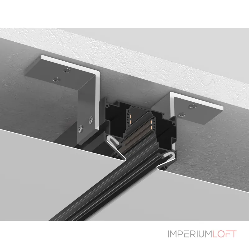 Шинопровод в натяжной потолок IP20 48V 2000*62,5*51,5 Ambrella TRACK SYSTEM GL3347 от ImperiumLoft