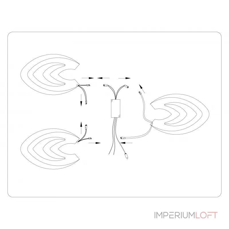 Потолочный светодиодный светильник с пультом Ambrella ACRYLICA FA4545 от ImperiumLoft Потолочный светодиодный светильник с пультом Ambrella ACRYLICA FA4545 от ImperiumLoft