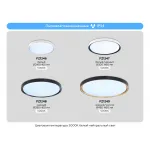 Потолочный светодиодный светильник с высокой степенью защиты IP54 Ambrella ORBITAL FZ1249 от ImperiumLoft