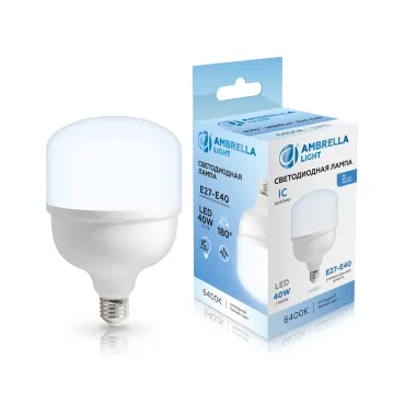 Лампа светодиодная T120 40W 6400K Ambrella 1204006 Лампа светодиодная T120 40W 6400K Ambrella 1204006
