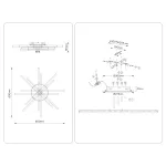 Потолочная люстра Ambrella COMFORT LineTech FL6275