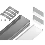 Алюминиевый профиль накладной Ambrella ILLUMINATION GP2001AL от ImperiumLoft