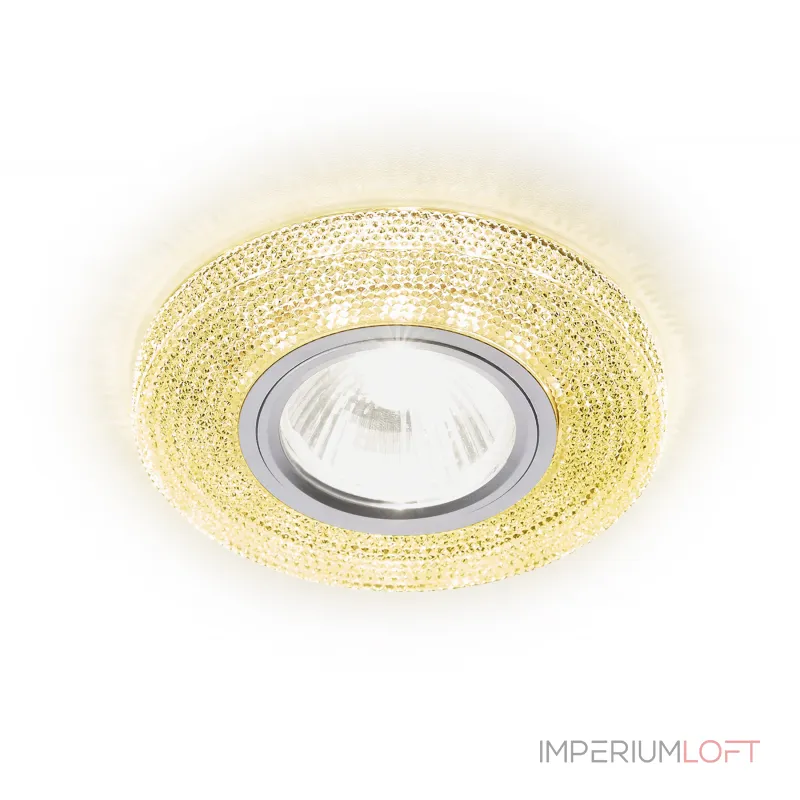 Встраиваемый точечный светильник MR16 с LED подсветкой Ambrella STANDARD SPOT S290 GD от ImperiumLoft