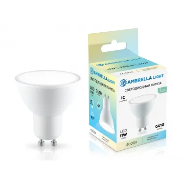 Светодиодная лампа MR16 11W 4000K Ambrella BULBING 181104 Светодиодная лампа MR16 11W 4000K Ambrella BULBING 181104