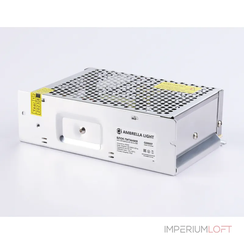 Блок питания для светодиодной ленты Ambrella ILLUMINATION GS9507 от ImperiumLoft Блок питания для светодиодной ленты Ambrella ILLUMINATION GS9507 от ImperiumLoft