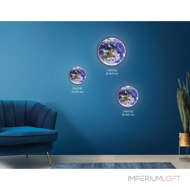 Настенно-потолочный светодиодный светильник Ambrella WALLERS FW11133 от ImperiumLoft