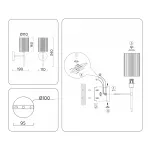 Настенный светильник с абажуром Ambrella HIGH LIGHT LH72385 от ImperiumLoft