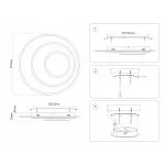 Потолочный светильник Ambrella ACRYLICA FA7707