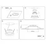Светильник встраиваемый поворотный Ambrella TECHNO SPOT TN52230 от ImperiumLoft