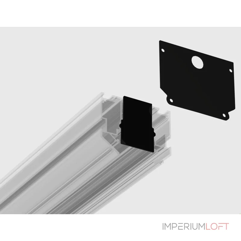 Комплект заглушек для шинопровода 2шт Ambrella TRACK SYSTEM GL1066 от ImperiumLoft