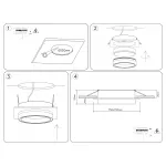 Светильник встраиваемый Ambrella TECHNO SPOT TU5220 от ImperiumLoft
