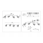 Настенно-потолочный спот в стиле лофт Ambrella TRADITIONAL TR8662 от ImperiumLoft