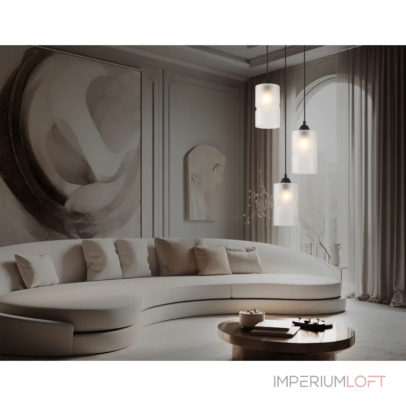 Светильник подвесной со стеклянными плафонами Ambrella TRADITIONAL TR3412 от ImperiumLoft