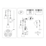 Светильник подвесной в стиле лофт Ambrella TRADITIONAL TR8467 от ImperiumLoft