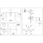 Люстра на штанге Ambrella HIGH LIGHT LH56128 от ImperiumLoft