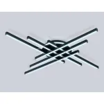 Потолочная люстра Ambrella COMFORT LineTech FL6286