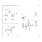 Настенный светильник с абажуром и мрамором Ambrella HIGH LIGHT LH75055 от ImperiumLoft