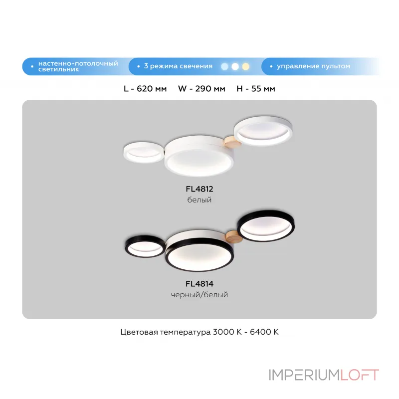 Настенно-потолочный светильник Ambrella COMFORT FL4814