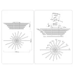 Потолочная люстра Ambrella COMFORT LineTech FL6291