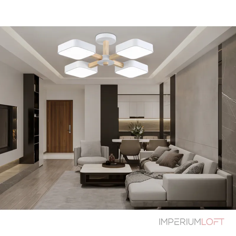 Люстра светодиодная на штанге Ambrella COMFORT FL4879 от ImperiumLoft Люстра светодиодная на штанге Ambrella COMFORT FL4879 от ImperiumLoft