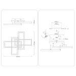 Потолочная люстра Ambrella ACRYLICA Disk FA1002
