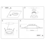 Светильник встраиваемый поворотный Ambrella TECHNO SPOT TN52233 от ImperiumLoft