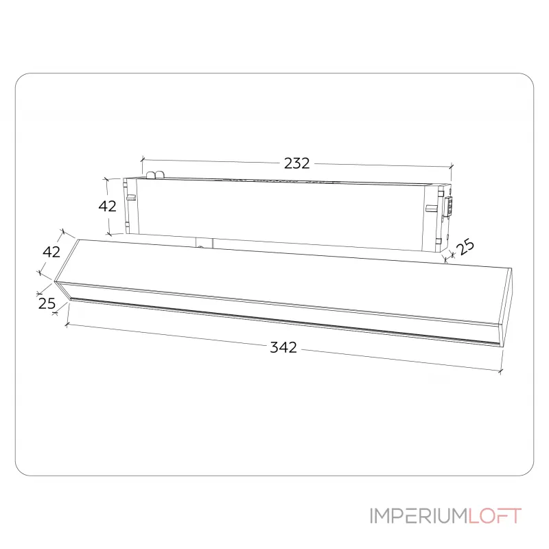 Управляемый светодиодный светильник Ambrella TRACK SYSTEM GL1331 от ImperiumLoft