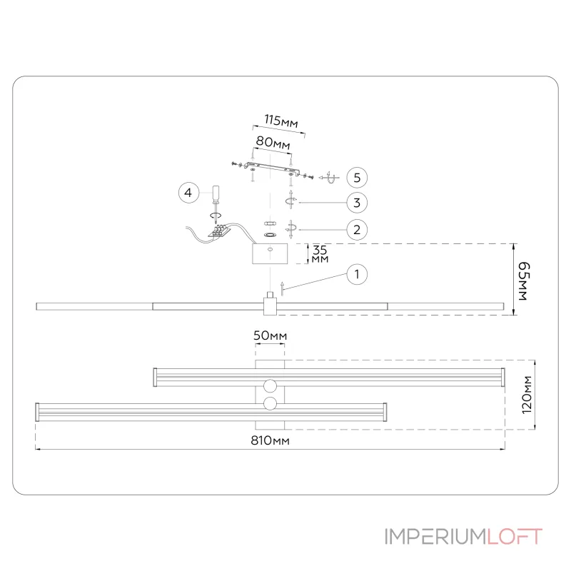 Настенный светильник Ambrella COMFORT LineTech FL6162 от ImperiumLoft Настенный светильник Ambrella COMFORT LineTech FL6162 от ImperiumLoft