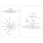 Потолочная люстра Ambrella COMFORT LineTech FL6234