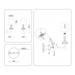 Настенный светильник с абажуром и хрусталем Ambrella HIGH LIGHT LH71025 от ImperiumLoft
