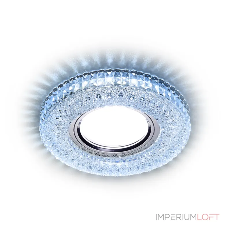 Встраиваемый точечный светильник MR16 со светодиодной подсветкой Ambrella STANDARD SPOT S271 CL/CLD от ImperiumLoft