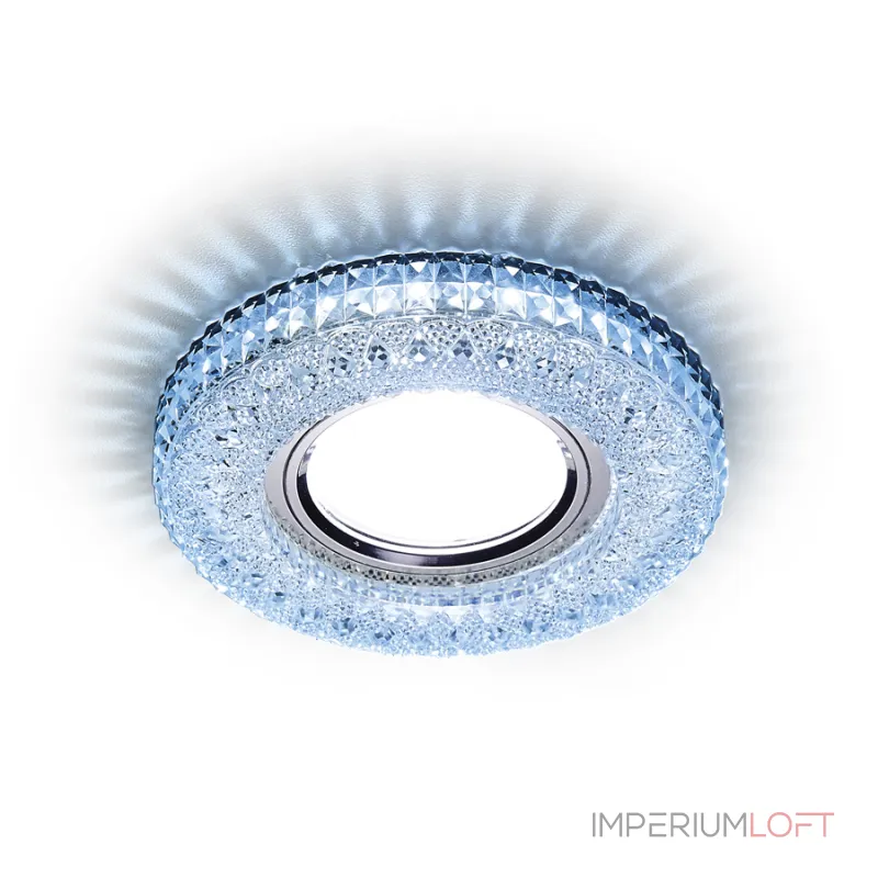 Встраиваемый точечный светильник MR16 со светодиодной подсветкой Ambrella STANDARD SPOT S271 CL/CLD от ImperiumLoft