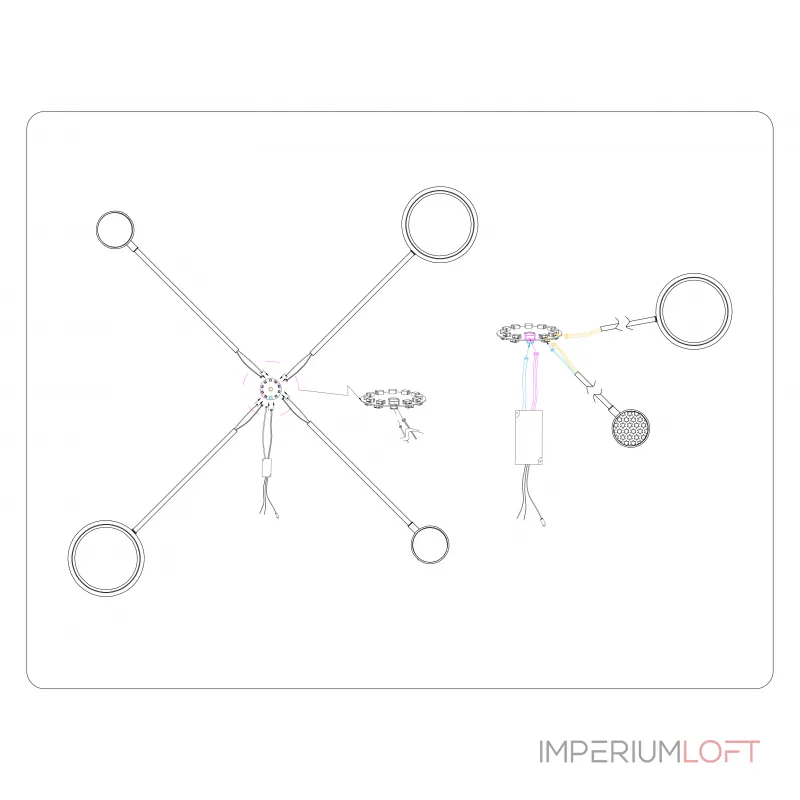 Потолочный светодиодный светильник с пультом Ambrella COMFORT FL51632 от ImperiumLoft Потолочный светодиодный светильник с пультом Ambrella COMFORT FL51632 от ImperiumLoft