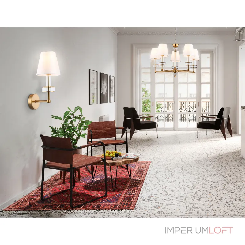 Настенный светильник с абажуром и хрусталем Ambrella HIGH LIGHT LH71025 от ImperiumLoft