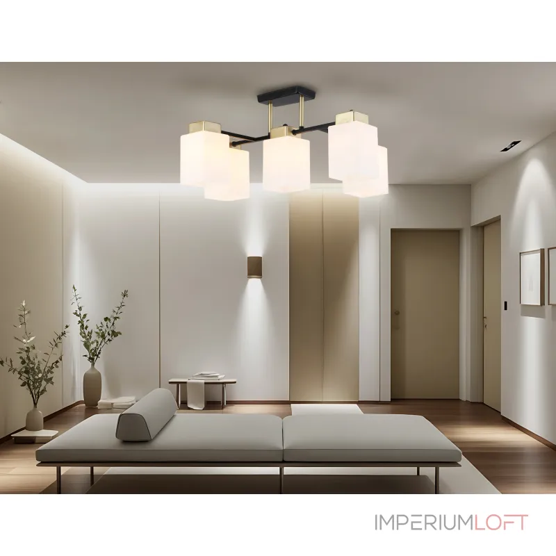 Люстра на штанге со стеклянными плафонами Ambrella TRADITIONAL TR303048 от ImperiumLoft Люстра на штанге со стеклянными плафонами Ambrella TRADITIONAL TR303048 от ImperiumLoft